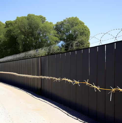 Palidae Square Posts Steel Palisades